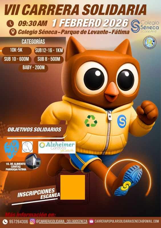 VII CARRERA SOLIDARIA COLEGIO SENECA CATEGORIAS ADOLESCENTES , PRIMARIA Y BABY